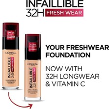 Aydogan's Infaillible 32H Fresh Wear C Vitaminli Fondöten - 145 Rose Beige 30 ml