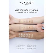 Aydogan's Yaşlanma Karşıtı Vitamin Içeren Nemlendirici SPF15 Fondöten - Anti Aging Foundation 505 Warm Peach