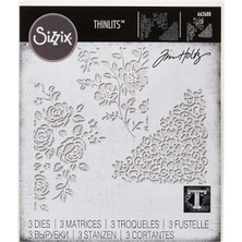 Aydogan's Thinlits Delgeç Şablonları-Geschenkgutscheinbeutel Tim Holtz, Çelik, Çok Renkli, 19.1 x 14.4 x 0,4 cm