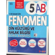 Fenomen Okul Yayınları Fenomen 5. Sınıf Din Kültürüve Ahlak Bilgisi Soru Bankası 5AB