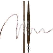 Aydogan's Ultra Ince Uçlu, Doğal Görünüm Veren Kaş Kalemi Speedy Skinny Brow (3 Natural Brown)