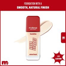 Aydogan's Make Up Maruderm Pürüzsüz Görünüm Sağlayan Yarı Mat Bitişli Uzun Süre Kalıcı Fondöten 1n 30 ml