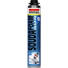 Soudal Soudafoam Gun 750ML Tabancalı Poliüretan Köpük Yüksek Isı ve Ses İzolasyonu Özelliği