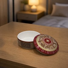 Pozzi Milano Porselen Kapaklı Kutu 10 x 5,5 cm