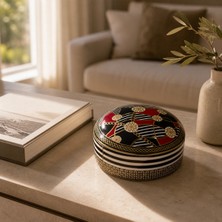 Pozzi Milano Porselen Kapaklı Kutu 13 x 6,5 cm