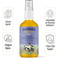 Badger Balm Belly Oil 118 ml Hamilelik Öncesi ve Sonrası İçin Karın Çevresi Nemlendirici Yağ