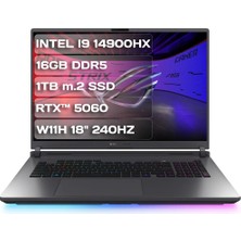 Asus Rog Strix G18 G815JMR-S9041W I9-14900HX 16GB 1tb SSD 8gb RTX5060 W11