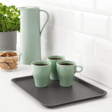 IKEA Tıllgang Gri Plastik Tepsi 37x29 cm Kullanışlı ve Şık Mutfak Gereci