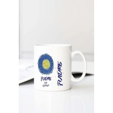 Meschain Meschaın Future For Kap Baskılı 330 ml Porselen Kupa Bardak (123741-1)