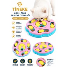 Tineke Orbit Köpek Oyuncağı Mama Bulmaca Yavaş Besleyici Köpek Gıda Dağıtıcı Yavaş Yeme Pembe