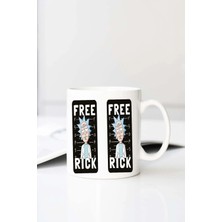 Meschain Meschaın Free Rick Burajk Baskılı 330 ml Porselen Kupa Bardak (123724-1)