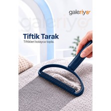 Galeriyo Tiftik Tarak Tüy Toplayıcı Koltuk Kazak Halı Tüy Toplama Aparatı Mavi
