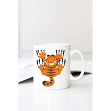 Meschain Meschaın Garf Eld Uykucu Serisi 4 Ga Baskılı 330 ml Porselen Kupa Bardak (123770-1)