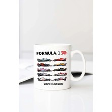Meschain Meschaın Formula 1 Sezon Pn Baskılı 330 ml Porselen Kupa Bardak (123493-2)