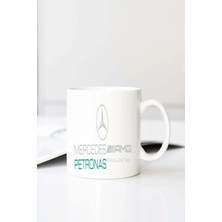 Meschain Meschaın F1 Mercedes Amg Petronas Baskılı 330 ml Porselen Kupa Bardak (123492-1)