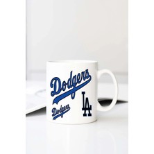 Meschain Meschaın Dodgers Baskılı 330 ml Porselen Kupa Bardak (123549-1)