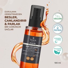 Aydogan's Durulanmayan Saç Bakım Serumu, Nemlendirici ve Besleyici| Keratin ve Kolajen Içerikli| Kırılma ve Yıpranma Onarıcı| Parlaklık & Güçlendirme| Kabarma Karşıtı, Isıdan Koruma|vegan Saç Serumu, 100ML
