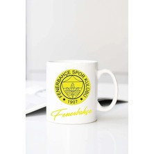 Meschain Meschaın Fenerbah E Alt N Baskılı 330 ml Porselen Kupa Bardak (123671-1)