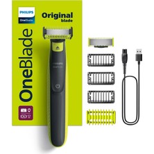 Aydogan's Oneblade Yüz ve Vücut Için Hibrit Tıraş Makinesi,sakal Şekillendirici, Islak/kuru Kullanım, 3 Kirli Sakal Tarağı, 1 Yedek Bıçak, Vücut Tarağı, Cilt Koruması, Çift Taraflı Bıçak, QP2824/10