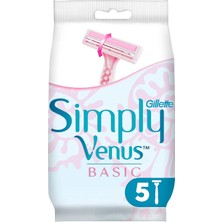 Aydogan's Simply Venus 2 Basic Kullan At Kadın Tıraş Bıçağı 5 Adet