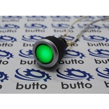 Butto K16-G-272-GD 22MM Buton Yeşil - 2'li Paket