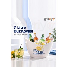 Galeriyo Summer 7 Lt. Içecek ve Buz Kovası – Taşınabilir