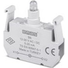 B6 12-30V Ac/dc Kırmızı Ledli Sinyal Blok Emas - 5'li Paket