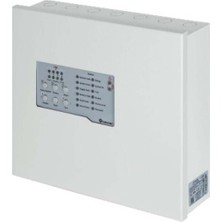 Teknim TFP-4408P 8 Bölgeli Konvansiyonel Yangın Alarm Paneli.plastık Kasa(Aküler Hariç)