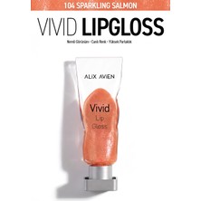 Alix Avien Parlak Bitişli Nemlendirici E Vitaminli Dudak Parlatıcı - Vivid Lipgloss 104 Sparkling Salmon