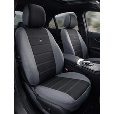NewDeco Opel Corsa D Uyumlu Oto Koltuk Kılıfı Tam Set Airbag Uyumlu 4 Mevsim Cotfit Serisi