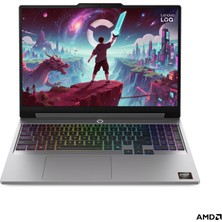 Lenovo LOQ AMD Ryzen 7 250 16GB 512GB SSD RTX5060 Freedos 15.3" Taşınabilir Bilgisayar 83TN0095TR