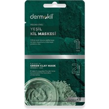 Dermokil Peeling Etkili Yeşil Kil Maske 2x7,5ml