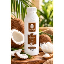 Panlife Hindistan Cevizi Yağı 1 kg – %100 Saf ve Doğal Soğuk Sıkım Coconut Oil