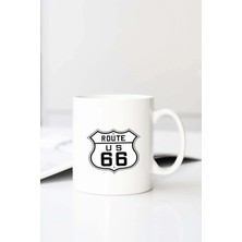 Meschain Meschaın E9FED84479AC3D00A95FD4D188F83A Baskılı 330 ml Porselen Kupa Bardak (123580-1)
