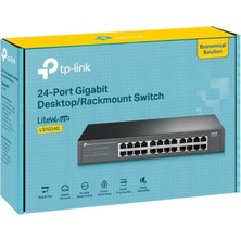 TP-Link Tp-Lınk LS1024G 24 Port Gıgabıt Masaüstü Rackmount Swıtch