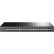 TP-Link Tp-Lınk Omada TL-SG3452X 48 Port GIGABIT+4X10GIGABIT Sfp+ Uplınk Yönetilebilir L2+ Rackmount Swıtch