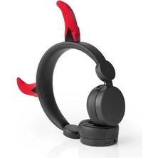 Nedis Danny Devil Animaticks Çıkarılabilir Aksesuarlı Kulak Üstü Çocuk Kulaklığı