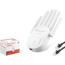Pix-Link Pıxlınk WR60T Wifi Repeater Router Access Point Dual Band 5 Ghz 1200 Mbps Beyaz