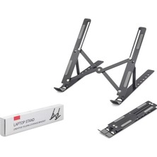 Nodar ND8031 Ayarlanabilir Katlanabilir Tablet ve Laptop Standı Metal Siyah