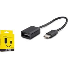 Hadron HDX1015 Type-C To USB Otg Dönüştürücü Kablo Siyah
