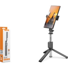 Nodar ND1040 Quadrupod Telefon Standı ve Selfie Çubuğu Bluetooth Kumandalı 100 cm Siyah