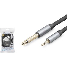Hadron HDX1079 3.5 mm To 6.35 mm Stereo Jack Kablosu 1.5 M Siyah