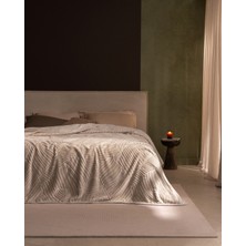 Madame Coco Camille King Size Vizon Emboss Battaniye - Bej