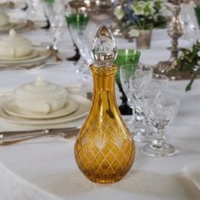 I Love Home Glass Kristal Zemzem Karaf 200 ml Amber