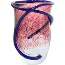 I Love Home Glass Blown Glass Loop Vazo