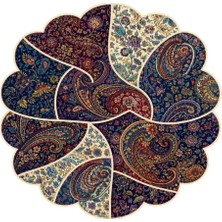 I Love Home Glass Mise En Place Patchwork Paisley 2'li Kokteyl Servis