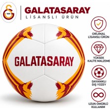 Galatasaray Lisanslı Futbol Topu – Sarı Kırmızı Taraftar Topu, Dayanıklı ve Uzun Ömürlü M1