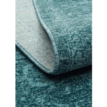 Eko Halı Shıraz Shr 03 Turquoise Vintage Tarzlı Yumuşak Dokulu Modern Makine Halısı