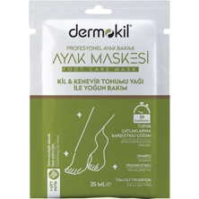 Dermokil Ayak Maskesi 35ML Kil & Kenevir Tohumu Yağı