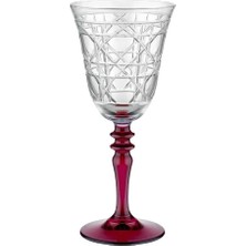 I Love Home Glass Luxury Hybrid Cam Kadeh 270ML Kırmızı